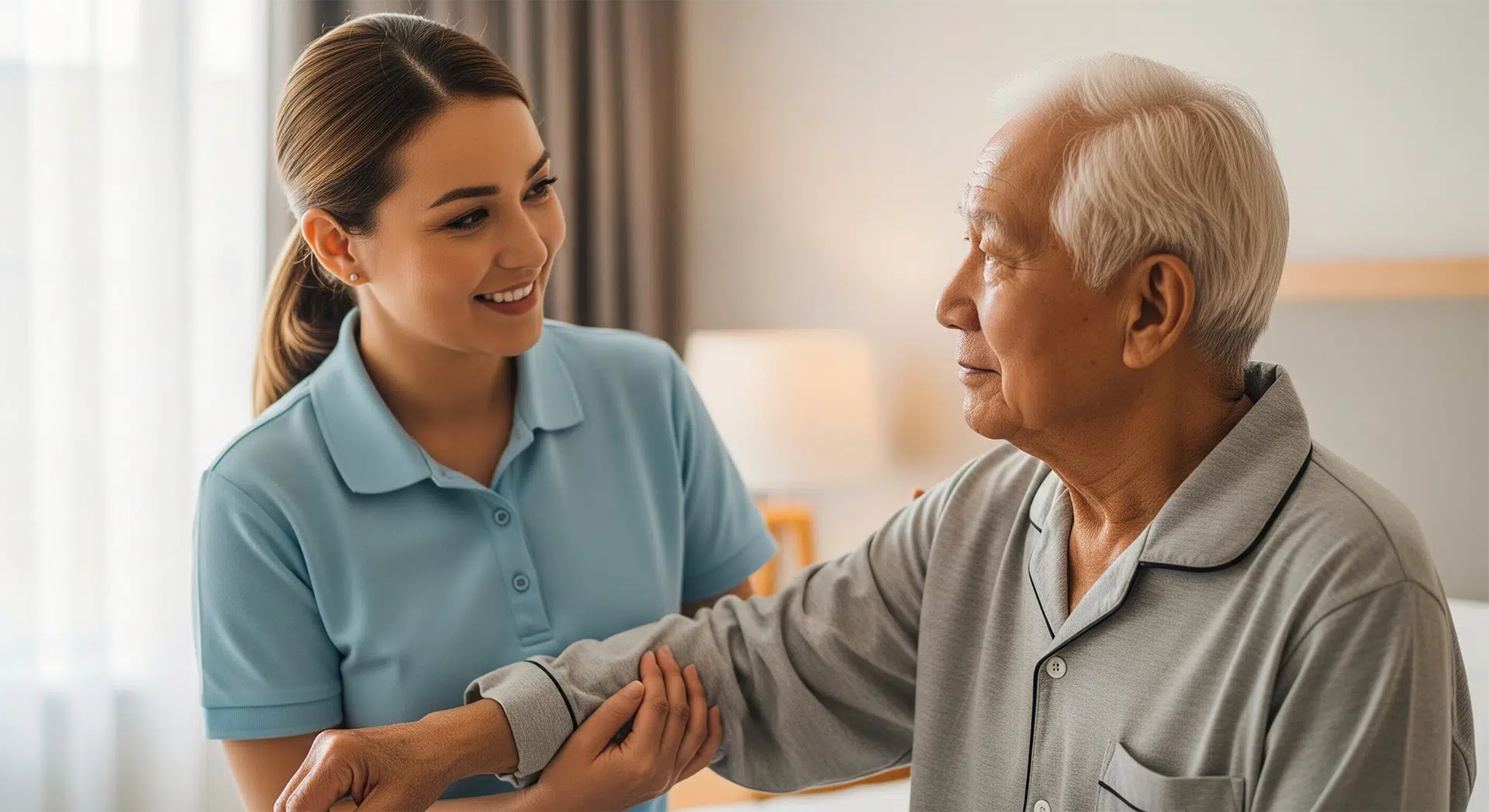 Family caregiver taking a well-deserved break